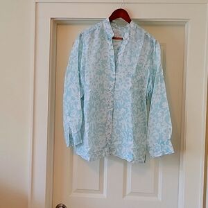 100% linen blouse